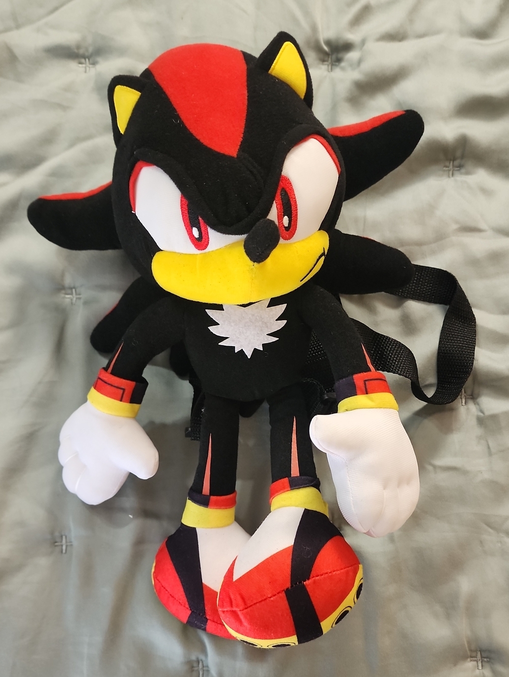 Shadow Plush Backpack - Black & Red Kids Toy